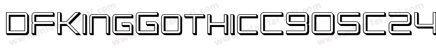 DFKingGothicC90SC24 Medium字体转换